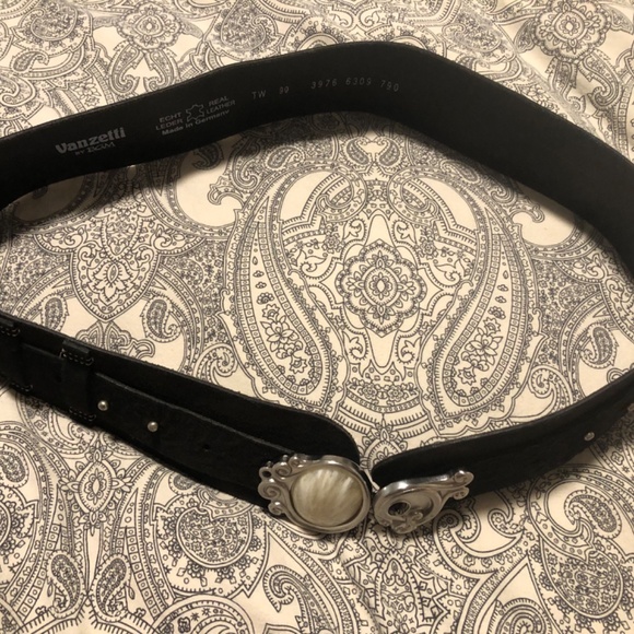 Leather Vanzetti belt, adjustable NEW - Picture 5 of 7